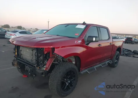 2021 Chevrolet Silverado 1500 4Wd Short Bed Lt Trail Boss z USA, uszkodzony, nr VIN 1GCPYFEL7MZ312105